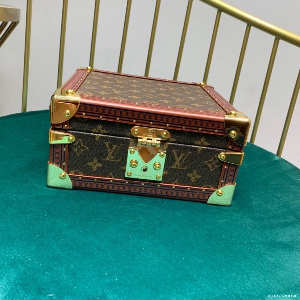 Official oldcobbler VUITTON JEWELRY BOX LOUIS 0708